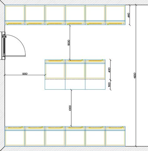 Kitchen Island Size Guide Rectangle, Kitchen Island Sizes Layout, Kitchen Island Depth, Island Size Guide, Kitchen Island Size Guide, Kitchen Island Placement, Designing Kitchen, Kitchen Island Size, Downstairs Kitchen