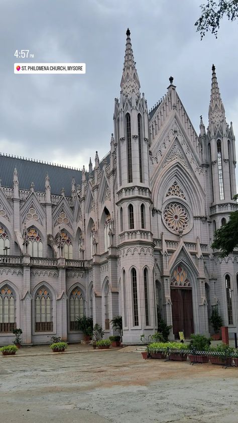 Church!!!!! Aesthetic Church Pictures, Coorg Aesthetic, Church Snap, Coorg Photography, Catholic Church Aesthetic, Traveling Snap, Church Photoshoot, Church Photo Ideas, St Philomena