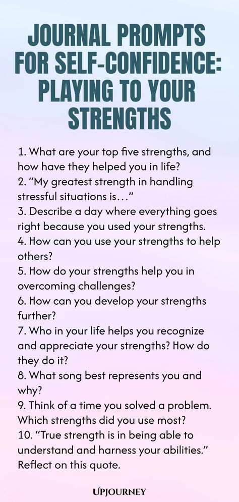 Explore these engaging journal prompts designed to boost your self-confidence by focusing on your strengths. Embrace the power of self-reflection and discover the unique qualities that make you extraordinary. Start your journey towards greater self-belief and unleash your full potential with these thought-provoking prompts. Perfect for those seeking a positive mindset shift and increased self-awareness. Take some time for yourself, grab your journal, and let these prompts guide you on a path of Christian Journal Prompts, Emotions Chart, Journaling Routine, Work Etiquette, Psychology Terms, Mindfulness Journal Prompts, Relationship Quizzes, Emotion Chart, Quotes Journal