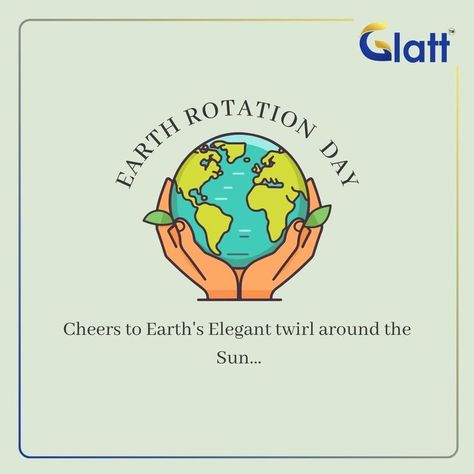 Spinning into gratitude on Earth Rotation Day 🌍✨ Embrace the journey, cherish the moments. Turning the page of time with our incredible planet! 🌍✨ Happy Earth Rotation Day #EarthRotationDay #CelebrateOurSpin #GratitudeInMotion #PlanetLove #SpinAndWin #glatt #glattlife #glattpharma Earth Rotation, Embrace The Journey, Happy Earth, The Journey, On Earth, Spinning, Gratitude, Turning