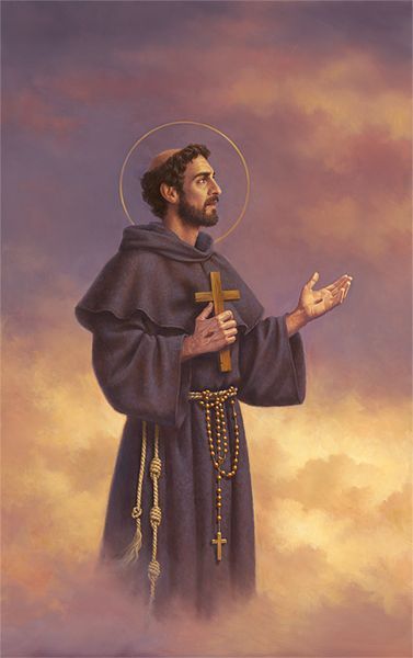 Corbert Gauthier | St. Francis of Assisi St Francisco, St Francis Assisi, Angel Wall Art, St Francis Of Assisi, Catholic Pictures, Sao Francisco, Religious Pictures, Christian Images, Catholic Images