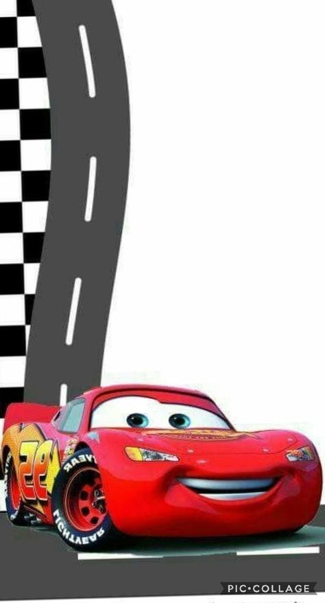 Lightning Mcqueen Party, Disney Cars Theme, Cars Pixar, Cars Invitation, Disney Cars Party, Cars Birthday Invitations, Disney Cars Birthday, Car Card, Car Themed Parties