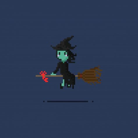 Pixel Witch Art, Witch Pixel Art, Pixel Witch, Spooky Inspiration, Cozy Games, Witch Garden, Art Games, Evil Witch, Pixel Art Templates