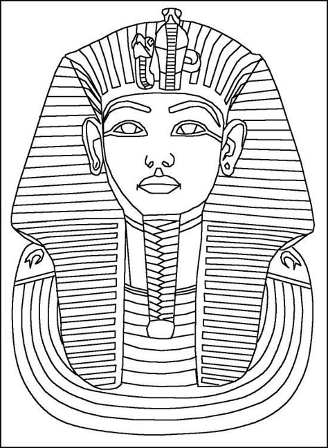 Free Printable Ancient Egypt Coloring Pages For Kids Pharaoh Mask, King Tut Mask, Ancient Egypt Crafts, Ancient Egypt For Kids, Egyptian Mask, Egyptian Crafts, Egypt Crafts, Egyptian Party, Ancient Egypt Pharaohs