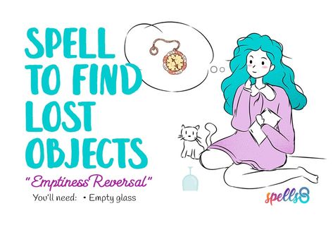 Have you misplaced a very precious object? 😕 Maybe it's a ring, a pendant, your pendulum or even your tarot deck, and now you can't seem to find it anywhere! Use this spell to find lost objects and quickly recover anything with a bit of Magic. How this Spell Works This is a traditional spell... Spells For Beginner Witches, Spell Recipes, Types Of Spells, Beginner Witches, White Magic Spells, Spells For Beginners, Witchcraft Spells, Easy Spells, Meditation Exercises