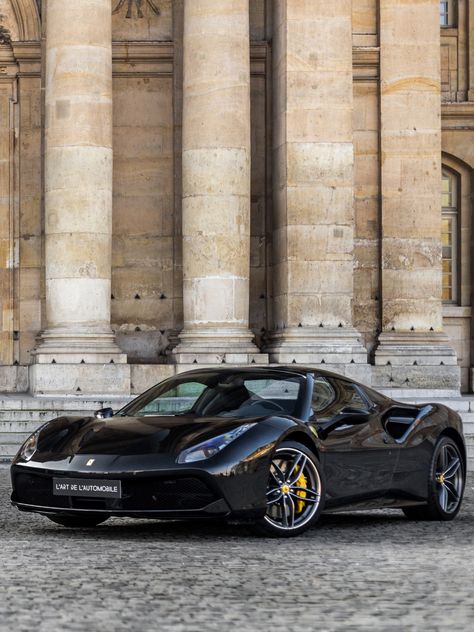 Black Ferrari 488 Spider - The MAN Black Farari Car, Ferrari 458 Spider Black, Ferrari Spider 488 Black, Ferrari 488 Pista Spider, Black Ferrari, Ferrari 488 Spider, Ferrari Spider, Tmax Yamaha, 488 Spider