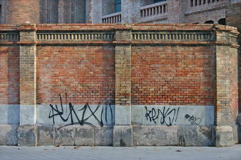 Grafitti On Brick Wall, Cartoon Brick Wall, Brick Wall With Graffiti, Graffiti On Brick Wall, Brick Graffiti, Brick Wall Graffiti, Wall With Graffiti, Brick Wall Drawing, Ny Graffiti