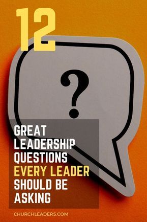 Here are 12 great leadership questions every leader should be asking. All 12 of these questions will help you train and guide your teams to greater growth. #churchleader #pastor #leader #leadership #leadershipquestions #Ask #Askthis #training #teamtraining #church Leadership Questions, Leadership Classes, Ministry Leadership, Team Building Quotes, Life Coach Training, Leader Quotes, Teamwork Quotes, Cover Quotes, Youth Leader