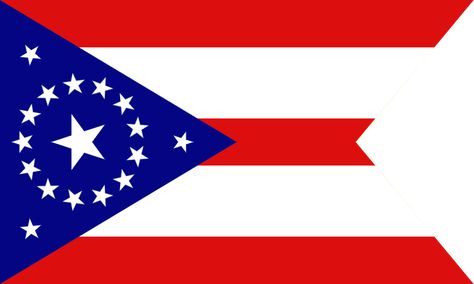 Ohio flag redesign Flag Redesign, Ohio Flag, Usa States, Flag Art, State Flags, Random Stuff, Ohio, Flag, Pattern