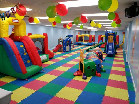 100% Private Kids Birthday Party , Private Playground + Private Party Room + Private Kitchen, Chicago Kids Birthday Party Places Indoor Playground Party, Kids Birthday Party Places, Playground Party, Indoor Birthday Parties, Birthday Party Locations, Indoor Birthday, Indoor Playroom, Indoor Play Area, Birthday Party Places