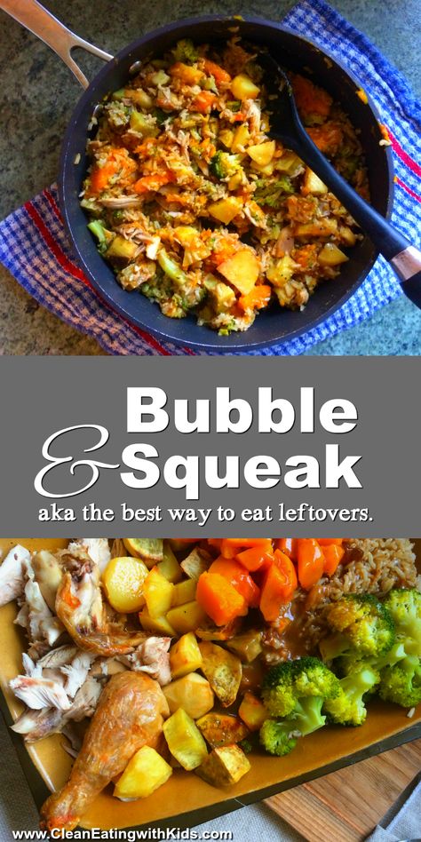 Bubble and squeak Bubble And Squeak Recipe, Bubble Squeak, Clean Eating With Kids, Roast Chicken Dinner, Hp Sauce, Bubble And Squeak, Roasted Vegetable Recipes, Poached Egg, English Food