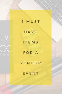 6 Must have items for a vendor event Hosting A Vendor Event, Email List Template, Vendor Tips, Craft Fair Vendor, Welcome To My Group, Vendor Table, Table Service, Vendor Booth, Vendor Events