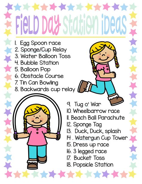 Are you planning your own fun family Field Day at home? Check out this post full of field day game and activity ideas. There's even a free printable you can print and save! Family Field Day, Feild Day, Field Day Activities, Field Day Games, Worksheets Kindergarten, Family Fun Day, Play Day, Family Fun Games, Crafty Moms