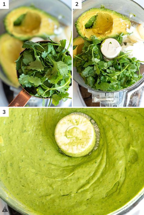 Avocado Sauce Recipe, Avocado Sauce Pasta, Mexican Salsa Recipes, Scones Ingredients, Avocado Sauce, Vegan Blueberry, Sauce For Chicken, Ginger Recipes, Avocado Recipes