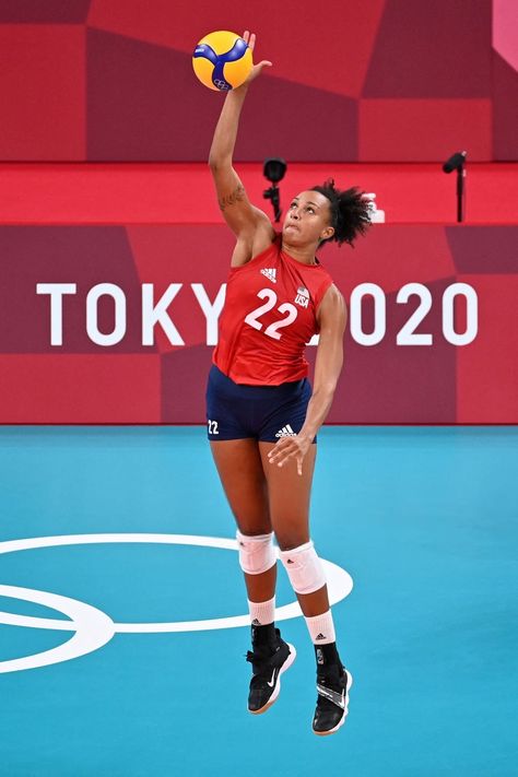 Haleigh Washington (USA) 🥇 Volleyball • Tokyo 2020 Olympics Womens Olympic Volleyball, Volleyball Olympics, Olympic Volleyball, Usa Volleyball, Mamba Mentality, Martial Arts Instructor, 2020 Olympics, Washington Usa, Usa Olympics