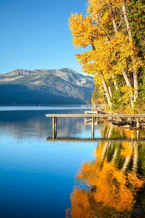 Donner Lake in Autumn 27 | Lake Tahoe / Truckee - Scott Shots Photography Scott Thompson, Truckee California, Donner Lake, Shots Photography, Autumn Colors, Lake Tahoe, Fall Colors, Lake, California