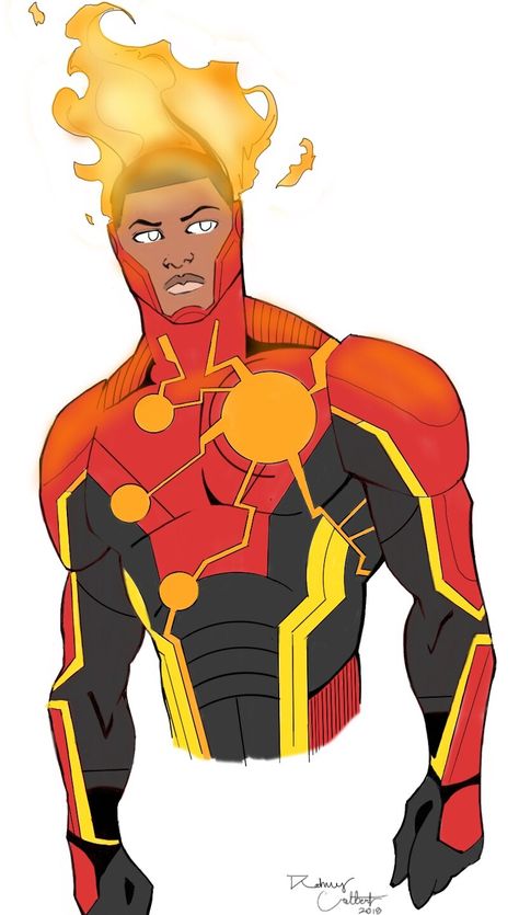 ArtStation - Firestorm, Rodney Colbert Jon Kent Redesign, Firestorm Dc Art, Dc Comics Redesign, The Flash Redesign, Dc Firestorm, Fire Superhero, Flash Redesign, Magic Superhero Design, Firestorm Dc