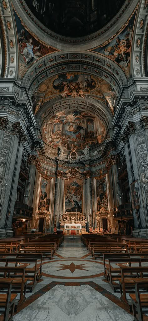 St Ignatius Of Loyola, Architecture Baroque, Church Aesthetic, St Ignatius, Castle Aesthetic, Rome Tours, Vatican Museums, Sistine Chapel, Baroque Architecture