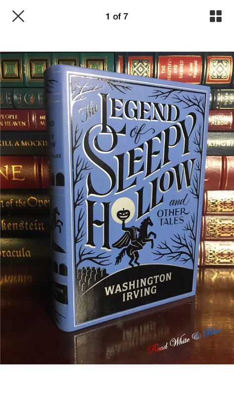 Sleepy Hollow Book, The Legend Of Sleepy Hollow, Hollow Book, Legend Of Sleepy Hollow, Washington Irving, Season Of The Witch, Sleepy Hollow, Book Sale, Washington