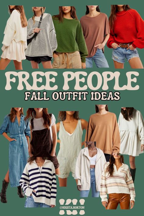 Looking for cute fall outfits for women & LOVE Free People!? ME TOO! These fall 2024 outfits & fall wardrobe essentials are so dang cute and can be worn lots of different ways all fall long. Shop these Free People boho fall fashion finds here! Free People Fall Outfits, Free People Inspired Outfits, Free People Outfits Fall, Trendy Mom Outfits Fall, Boho Fall Fashion, Cute Fall Outfits For Women, Black Leggings Outfit Fall, Concert Outfit Night, Fall Outfit Ideas For Women