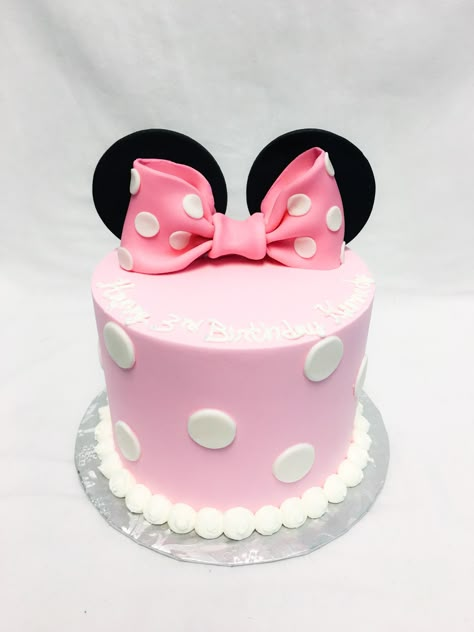 Pink Mini Mouse Cake, Small Minnie Mouse Cake, Minnie Smash Cake, Pink Minnie Mouse Cake, Minnie Mouse Cake Design, Minnie Mouse Smash Cake, Mini Mouse Birthday Cake, One Year Birthday Cake, 1st Birthday Foods