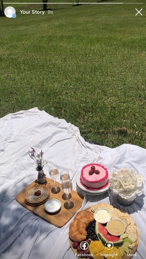 One Person Picnic, 2 Person Picnic, Cake Picnic, Picnic Date Food, Picnic Inspiration, Picnic Birthday, Cute Cake, Picnic Date, Picnic Set