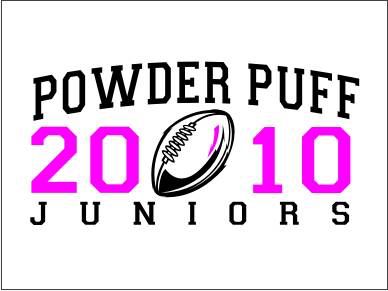 Powder puff Leadership Shirts, Powder Puff Football, School Spirit Posters, Senior Year Fun, Student Posters, Cheer Posters, Football Shirt Designs, Class Poster, Student Government