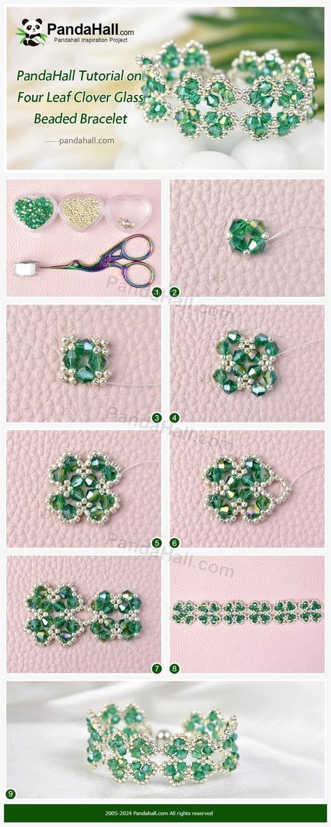 Friendship Bracelet Tutorial, Crochet Bracelet Pattern, Bracelets Patterns, Handmade Jewelry Tutorials, Crochet Bracelet, Beaded Crafts, Handmade Beaded Jewelry, Bracelet Tutorial, Bead Jewellery