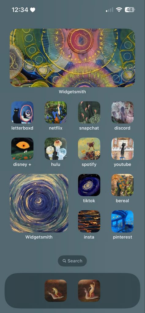 How To Customise Iphone Home Screen, Indie Phone Theme, I Phone Aesthetic Home Screen, Cute Phone Screen Ideas, I Pad Home Screen Layout, Phone Design Ideas Home Screen, Colorful Icons Aesthetic, Home Screen Layout Samsung, Funky Widgets