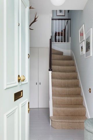 Studio Peake, Small Entryway Storage Ideas, Small Entryway Storage, Beach House Entryway, Entryway Storage Ideas, Georgian Cottage, Hall Ways Ideas, Small Tv Room, Coat And Shoe Storage