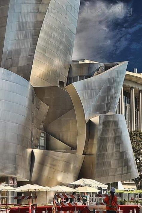 Frank Gehry | Walt Disney Music Hall | Facebook Deconstructivism Architecture, Frank Gehry Architecture, Gehry Architecture, Deconstructivism, City Of Los Angeles, Walt Disney Concert Hall, Architecture Landmark, Frank Gehry, Disney Music