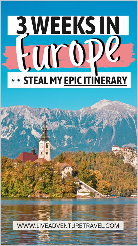 This post is for you if you want to add some beautiful places to your Europe bucket list. Find out how to get the most out of your 3 weeks in Europe with these hacks, tips, and travel guides for first-timers. You'll learn how to see the top things to do in Europe as well as some hidden gems and off the beaten path places. Take 3 weeks to travel by train across Europe on three different routes. Find places you need to see, such as important nature sites and ideas for your Europe itinerary. 3 Weeks In Europe, Interrail Europe, Cheap Trips, Train Timetable, Summer Europe Trip, Europe Travel Itinerary, Europe By Train, Europe Train Travel, Travel Europe Cheap