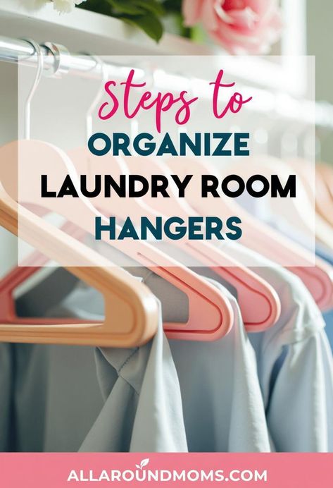 Organizing hangers in your laundry room can significantly improve efficiency and aesthetics. By implementing a structured approach, you can transform a cluttered space into a well-organized system. This not only streamlines your laundry process but also saves time and creates a more visually appealing environment. Discover how simple steps can revolutionize your hanger management and enhance your overall laundry experience. Hanger Storage Ideas Diy, Clothes Hanger Storage Ideas, How To Store Hangers, Storing Hangers, Hanger Storage Ideas, Organize Hangers, Diy Clothes Hanger Storage, Clothes Hanger Storage, Laundry Sorting