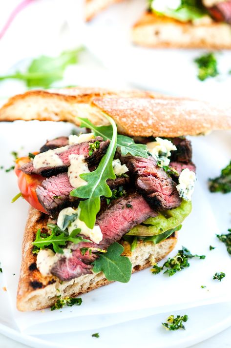 Grilled Balsamic Steak Sandwiches | aberdeenskitchen.com Balsamic Steak, Steak Sandwich Recipes, Homemade Mustard, Grill Sandwich, Steak Sandwiches, Pizza Fritta, Best Sandwich Recipes, Summer Sandwiches, Brunch Buffet