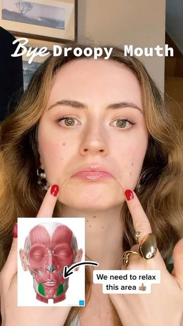 Lift Lips Corner, Corner Lip Lift, Face Massage Video, Facial Fitness, Face Lift Exercises, Face Massage Anti Aging, Jawline Exercise, Massage Routine, Face Massage Techniques