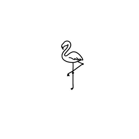 Flamingo Tattoo Meaning, Small Flamingo Tattoo, One Line Flamingo, Minimal Flamingo Tattoo, Flamingo Line Art Tattoo, Flamingo Tiny Tattoo, Flamingo Doodle, Tattoo Flamingo, Flamingo One Line Drawing