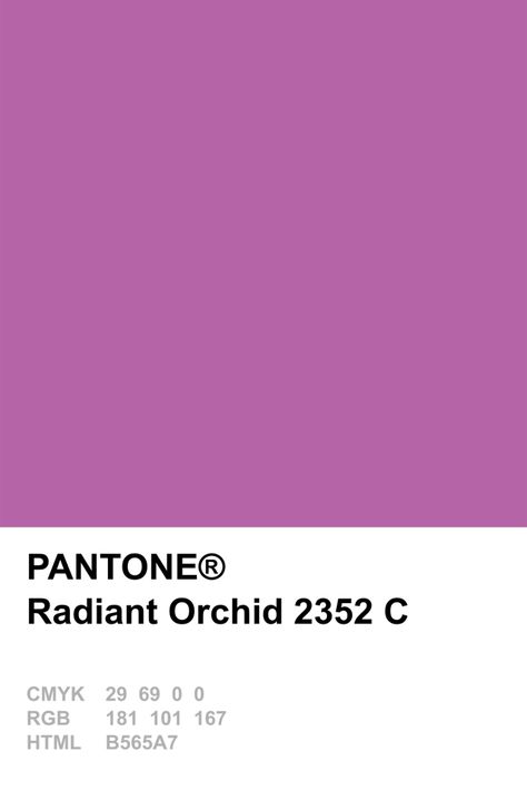 Pantone Colour Of The Year 2014 Radiant Orchid Pantone Neon Colors, Purple Pantone Shades, Pantone Violet Purple, Radiant Orchid Pantone, Pantone Tcx Purple, Coral Pantone, Blue Photography, Pantone Swatches, Art Blue