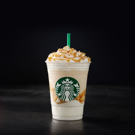 Caramel Ribbon Crunch Crème Frappuccino® | Starbucks Coffee Company Starbucks Caramel Drinks, Caramel Drinks, Starbucks Mocha, 1000 Calorie, Café Starbucks, Frappe Recipe, Chocolate Ganache Recipe, Mocha Frappe, Healthy Starbucks Drinks