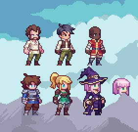 Rpg Sprites, Limbo Game, How To Pixel Art, Game Sprite, Pixel Character, Character Male, Pixel Game, Modele Pixel Art, Piskel Art