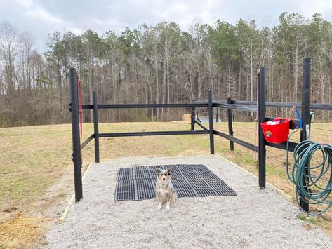 Diy Wash Rack For Horses, Outdoor Wash Stalls For Horses, Horse Wash Stall Outdoor, Horse Grooming Stall, Diy Horse Arena Cheap, Wash Stalls For Horses, Wash Rack For Horses, Horse Wash Rack Outdoor, Horse Stall Ideas Cheap