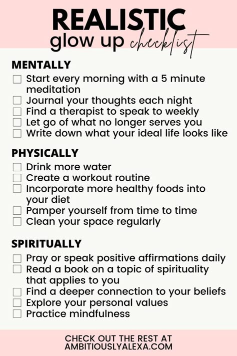 glow up checklist Glow Up Physically, Glow Up Board, Glow Up Checklist, Glow Ups, Productive Things To Do, Up Board, Self Care Bullet Journal, Self Confidence Tips, Get My Life Together