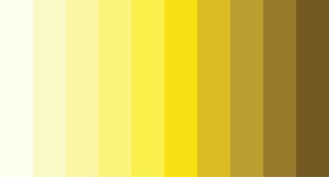 What Colors Make Yellow and How Do You Mix Different Shades of Yellow? - Color Meanings What Colors Make Yellow, Monochromatic Artwork, Shades Of Yellow Color, Yellow Color Combinations, Yellow Color Palette, Yellow Palette, On The Spectrum, Color Palette Challenge, Pin Search