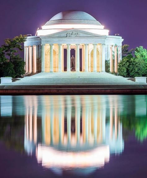 Jefferson Memorial, Washington DC. Jefferson Memorial, Thomas Jefferson, Historical Facts, Washington Dc, Fantasy Art, Washington, House Styles