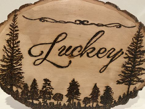 Wood Burn Family Sign, Wood Burning Name Signs, Family Name Sign, Cute Names, Family Name Signs, Road Signs, Name Design, Family Signs, Name Sign