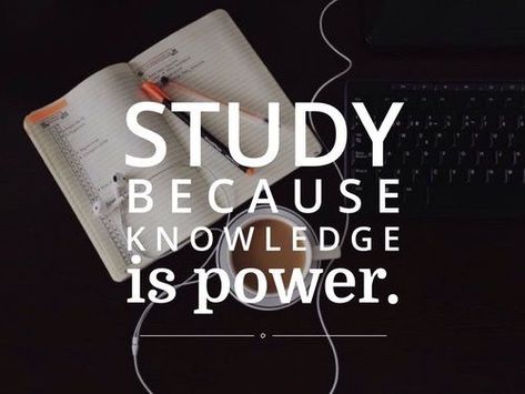 Study because knowledge is power.  (Motivational/Work/School/Study) Motivation School, School Motivation Quotes, Study Hard Quotes, Study Inspiration Quotes, Medical Quotes, Inspirational Quotes For Students, Motivational Quotes For Students, Hard Quotes, Study Quotes