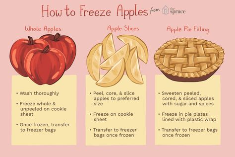 Learn How to Freeze Apples How To Freeze Apples, Freeze Apples, Frozen Apples, Freezing Fruit, Freezing Vegetables, Freezing Apples, Apple Pie Filling, Apple Varieties, Fruit Preserves