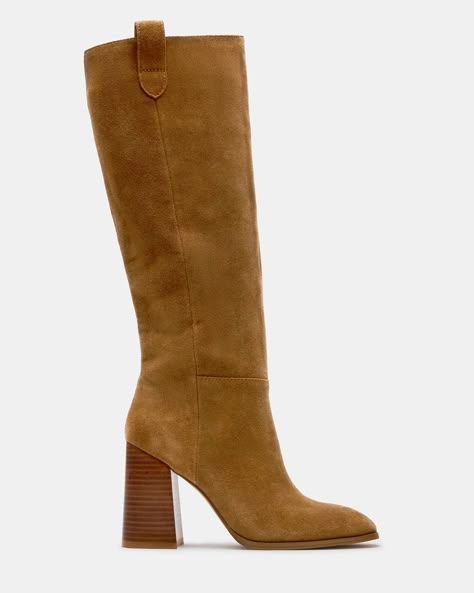 AUTUMN CHESTNUT SUEDE 2024 Fall Boots, Under Knee Boots, Fall Boots For Women, Fall Leather Boots, Suede Brown Boots, Autumn Boots, Brown Heeled Boots, Suede Knee High Boots, Womens Suede Boots