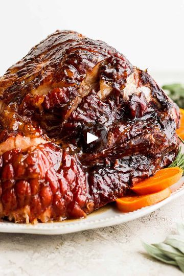 Heating A Ham In Crockpot, Slow Cooker Bone In Ham Recipes, Shank Half Ham Recipe Crockpot, Smoked Ham Shank Recipes Crock Pot, Slow Cooker Christmas Ham, Crockpot Ham Shank, Crockpot Bone In Ham Recipes, Ham Crock Pot Recipes, Crockpot Smoked Ham