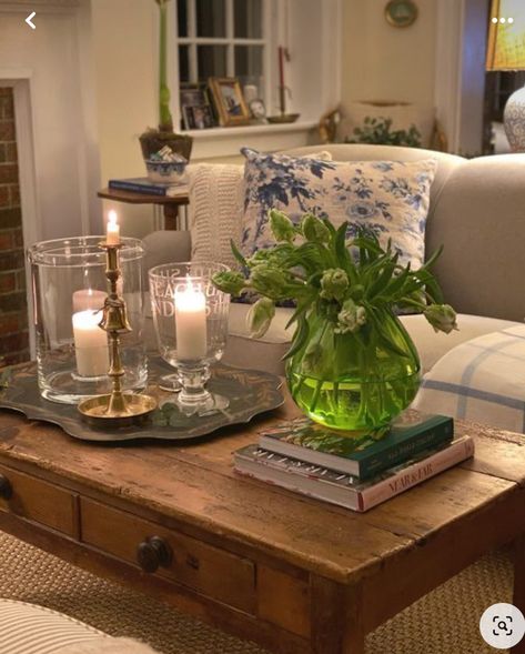 Coffee Table Styling Rectangular, Cozy Sitting Area, Nancy Meyers, We're Moving, Virginia Homes, Coffee Table Decor, Eclectic Living Room, Table Styling, Coffee Table Styling