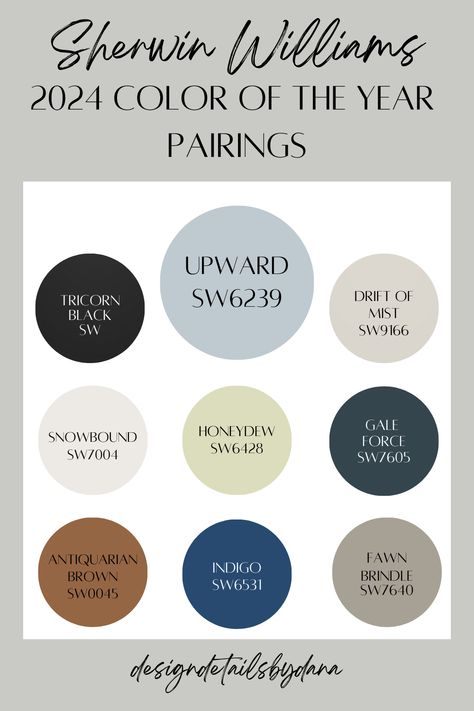 Breathe new life into your home design with Sherwin Williams 2024 Color of the Year, Upward. This beautiful shade of blue pairs well with so many stunning hues. Paint colors | Interior paint | Exterior paint | Color of the Year 2024 | Color of the year |Sherwin Williams | Upward | Paint color pairings | Paint color combination Sherwin Williams Upward Paint, Upward Paint Color, Sherwin Williams Upward, Paint Color Of The Year, Color Of The Year 2024, Paint Trends, Trending Paint Colors, Paint Color Inspiration, Sherwin Williams Colors